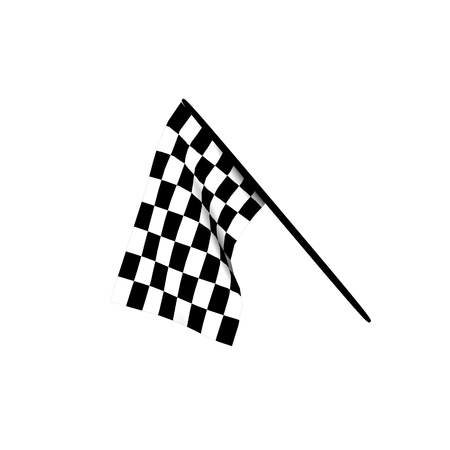 Checkered flagsの写真素材