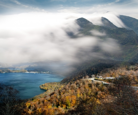Beautiful mountains landscape for adv or other purpose useの写真素材