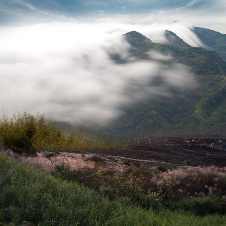 Beautiful mountains landscape for adv or other purpose useの写真素材