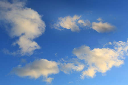 Blue sky with cloud for adv or others purpose useの写真素材