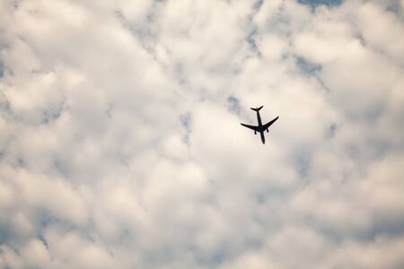 Blue sky with clouds for adv or others purpose useのeditorial素材
