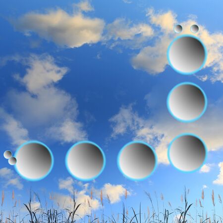 3D circle for web design for adv or others purpose useの写真素材