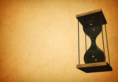 hourglass in old style for adv or others purpose use