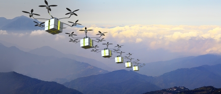 Fast delivery post package for adv or others purpose useの写真素材