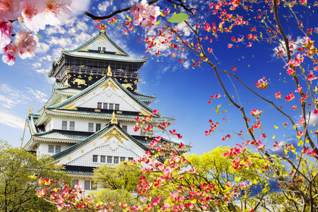 Osaka Castle in Osaka, Japan for adv or others purpose useのeditorial素材