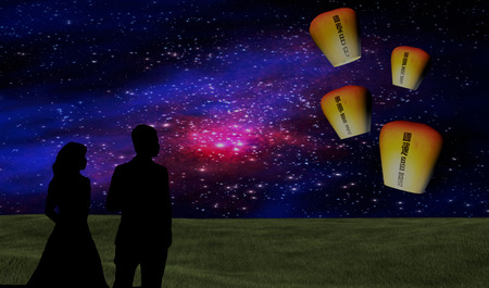 chinese flying lanterns
