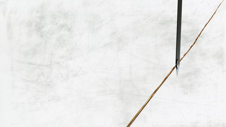 needle with thread for adv or others purpose use