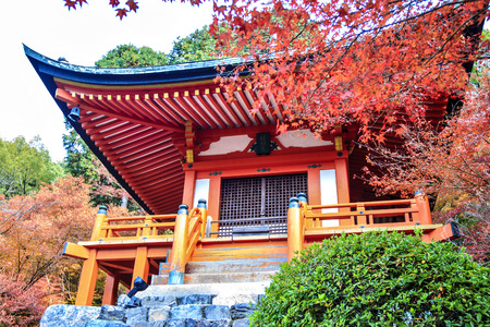 Daigo-ji is a Shingon Buddhist temple in Fushimi-ku for adv or others purpose useのeditorial素材