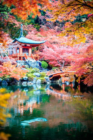 Kyoto, Japan - November 24, 2013: Daigo-ji is a Shingon Buddhist temple in Fushimi-ku, Kyoto, Japanのeditorial素材