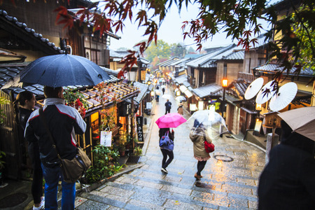 Kyoto, Japan - November 25, 2013: Kiyomizu-dera Temple Gate in Kyoto, Japanのeditorial素材