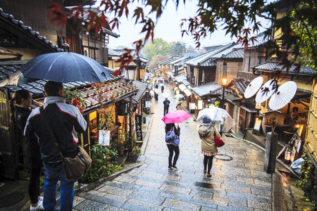 Kyoto, Japan - November 25, 2013: Kiyomizu-dera Temple Gate in Kyoto, Japanのeditorial素材