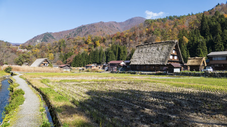 The Historic Villages of Shirakawa-gand Gokayama for adv or others purpose useのeditorial素材