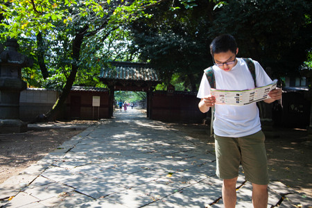 NIKKO, JAPAN - AUG 15, 2015 : People visit Tosho-gu Shrine on AUG 15, 2015 in Nikko, Japan. のeditorial素材