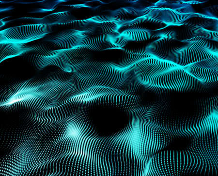 The abstract modern wave light background