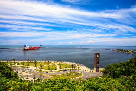 The view of the city in Taiwan - Kaohsiungのeditorial素材