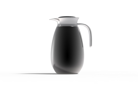 3d rendering Kitchen Kettle on a gray background. Closeupの写真素材