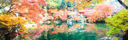 Kyoto, Japan - Nov 24, 2013 : Daigo-ji temple with colorful maple trees in autumn, Kyoto, Japanのeditorial素材