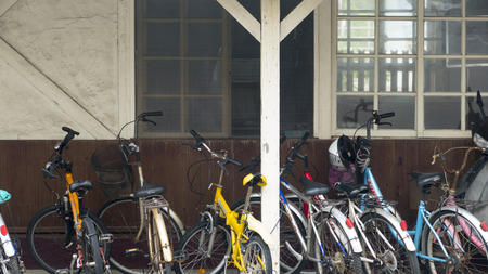 Dashan Station, Taiwan - Apr, 25 2017 :  railway station on the Taiwan Railway Administration (TRA) Western Line (Coast Line) located in Zaoqiao Township, Miaoli County, Taiwan.のeditorial素材