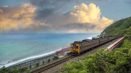 The Taiwan's most beautiful railway station, Taitung Doran stationのeditorial素材