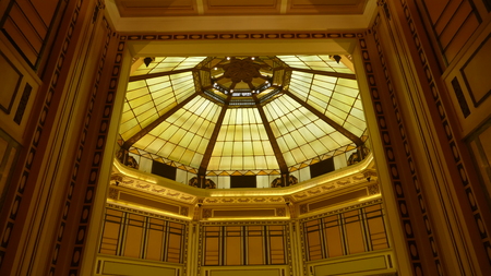 The light in the window of the old houseのeditorial素材