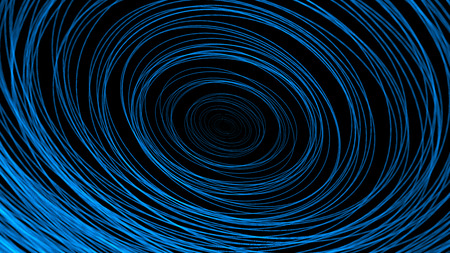 The 3d rendering of Fantasy blue textured abstract shape in organic motion