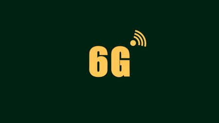 The 3d rendering of new generation of high-speed mobile technology for connecting Internet 6G