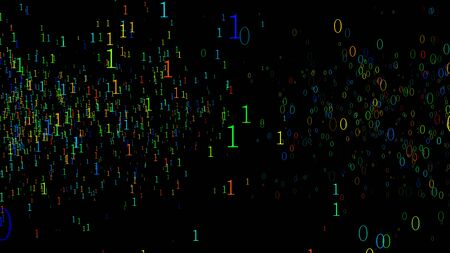 The Technology Artificial intelligence (AI) and internet of things IOT network animation concept