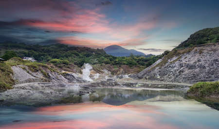 Sulfur Valley in Yangmingshan National Park, Taiwan
