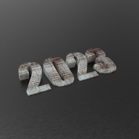 finish 2021. Start to new year 2023 plans, goals, objectivesの写真素材