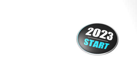 3d rendering of 2023 year start BTN