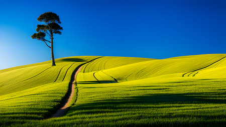 The nice view of summer spring perfect natural landscapeの素材
