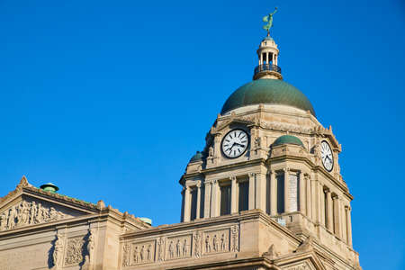 Downtown city courthouse architectureの写真素材