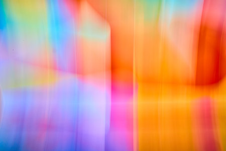 Multiple vibrant colors blurred together background assetの写真素材