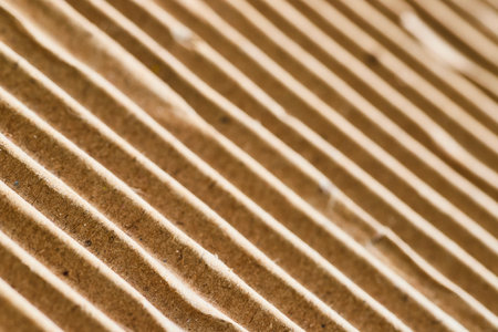 Warm Toned Abstract Texture with Diagonal Ridged Patternの写真素材