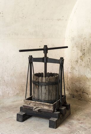 wine pressの写真素材