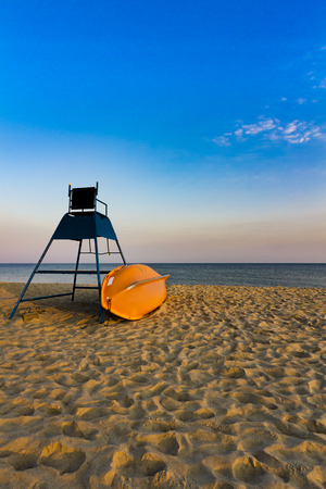 Silence before bathing in the seaの写真素材