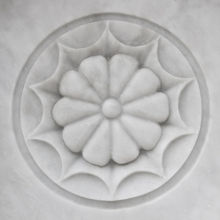 Marble Flower Sculpture