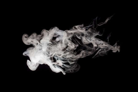 Smoke on black background