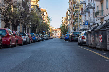 Rome, Italy, 25.12.2019: Italys capital without people, Rome without people and movementのeditorial素材