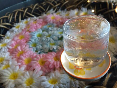 A glass of waterの素材