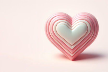 Beautiful heart-shaped soap. Space for textの素材