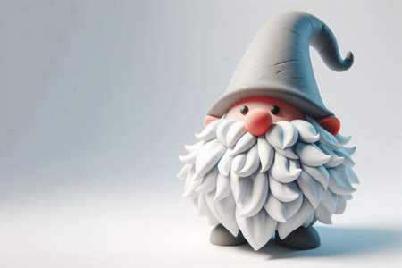 Little bearded gnome. Space for textの素材