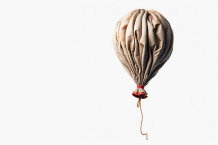 A deflated balloon. Space for textの素材