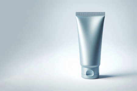 A simple tube of cream. Space for textの素材
