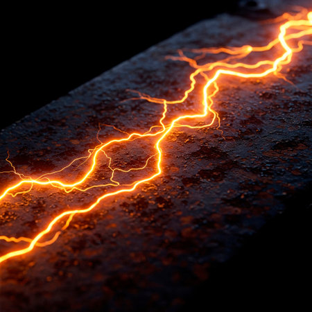 Electric discharge on a metal surfaceの素材