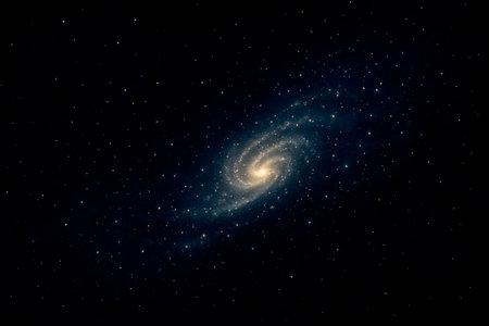 Galaxy in space among the starsの素材