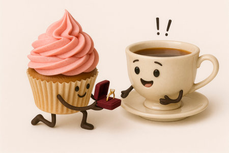 A marriage proposal of sweetsの素材