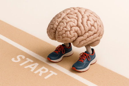 Brain in sneakers at the start lineの素材