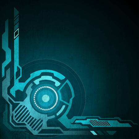 abstract futuristic background scratched. vector graphics.のイラスト素材