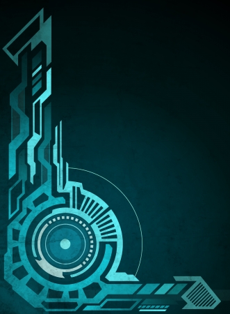 abstract futuristic background scratched  vector graphics のイラスト素材
